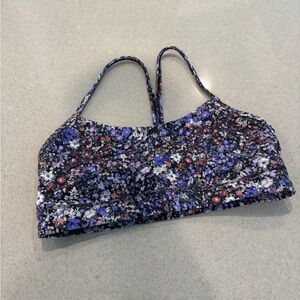 Lululemon Flower Burst Flow Y Nulu Bra